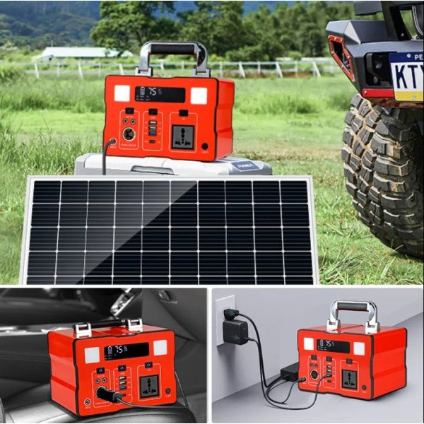1000w Outdoor Camping Home Mobile Portable Solar Power System